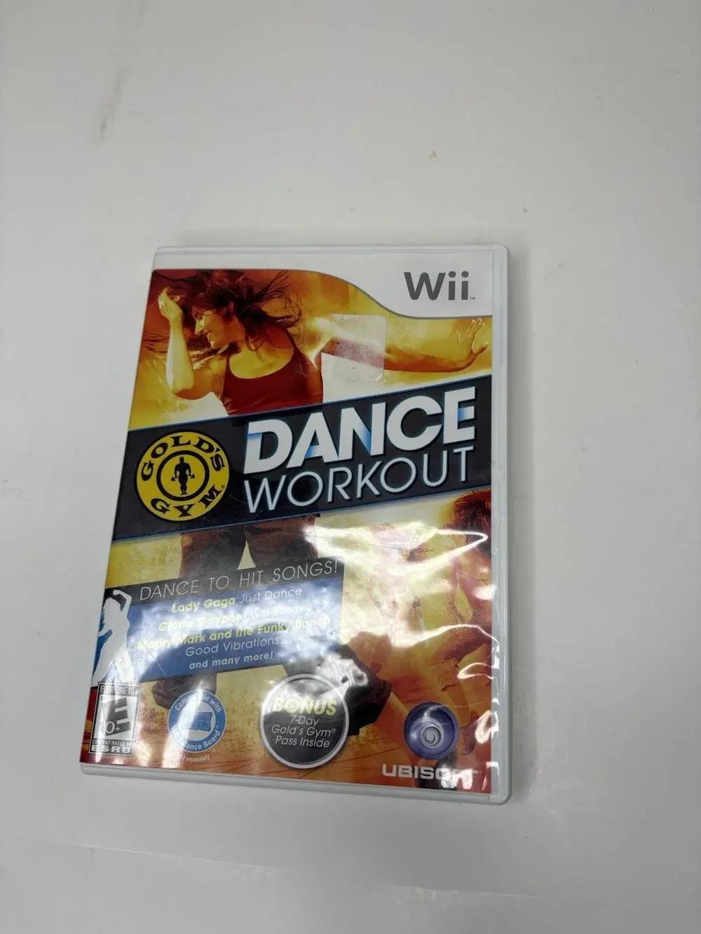 Gold's Gym Dance Workout Nintendo Wii Compete w/ Manual Tested Working